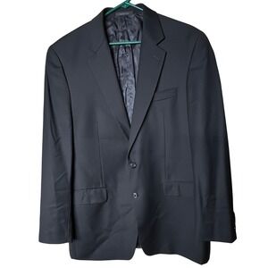 Ralph Lauren Wool Black Single Vent Lightweight Blazer 42L